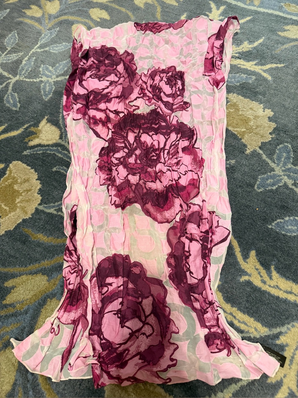 Coach Vintage Oblong Madison Rose Scarf